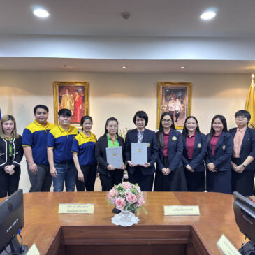 ลงนามความร่วมมือทางวิชาการกับ บริษัท เดอะ เฟิร์ส เอชอาร์ แมนเนจเม้นท์ กรุ๊ป จำกัด